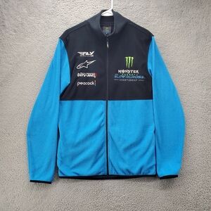Monster Energy Supercross Championship Fleece Jacket Mens Small Zip Up